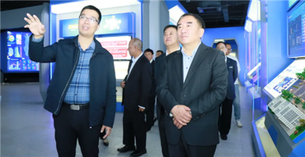 吉林省白山市副市长全洪宝一行莅临南宫NG28官网科技集团考察指导